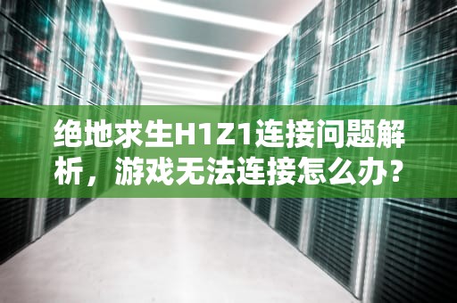 绝地求生H1Z1连接问题解析,游戏无法连接怎么办?h1z1打不开提示无法访问指定设备 绝地求生H1Z1连接问题解析,游戏无法连接怎么办?h1z1打不开提示无法访问指定设备