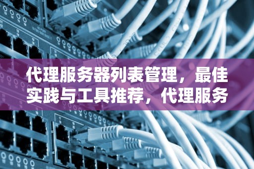 代理服务器列表管理，最佳实践与工具推荐，代理服务器列表如何填写
