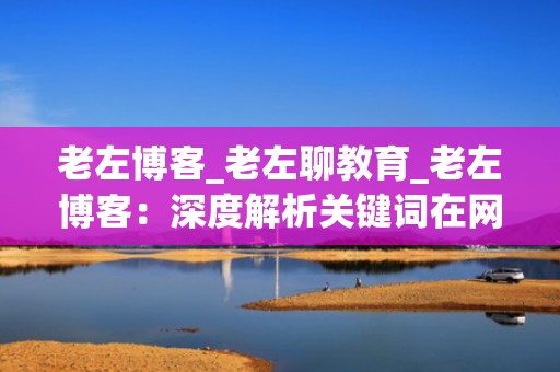 老左博客_老左聊教育_老左博客：深度解析关键词在网络营销中的重要性