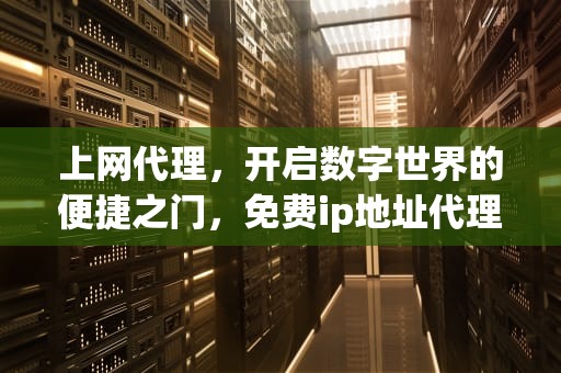 上网代理，开启数字世界的便捷之门，免费ip地址代理