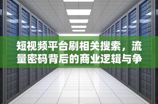 短视频平台刷相关搜索，流量密码背后的商业逻辑与争议，刷搜索量对关键词排名有帮助吗