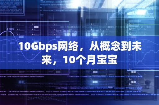 10Gbps网络，从概念到未来，10个月宝宝