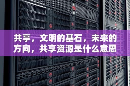 共享，文明的基石，未来的方向，共享资源是什么意思