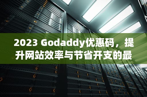 2023 Godaddy优惠码，提升网站效率与节省开支的最佳选择，godaddy优惠码续费