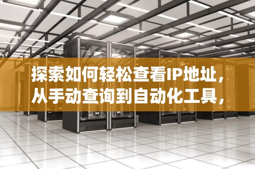 探索如何轻松查看IP地址，从手动查询到自动化工具，查看ip地址的cmd命令