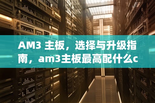 AM3 主板，选择与升级指南，am3主板最高配什么cpu