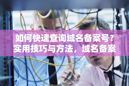 如何快速查询域名备案号？实用技巧与方法，域名备案号查询平台官网