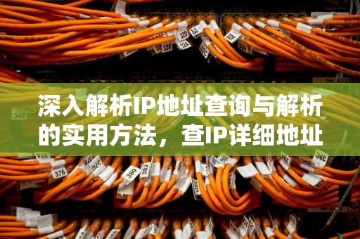 深入解析IP地址查询与解析的实用方法，查IP详细地址的工具