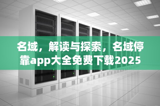 名域，解读与探索，名域停靠app大全免费下载2025