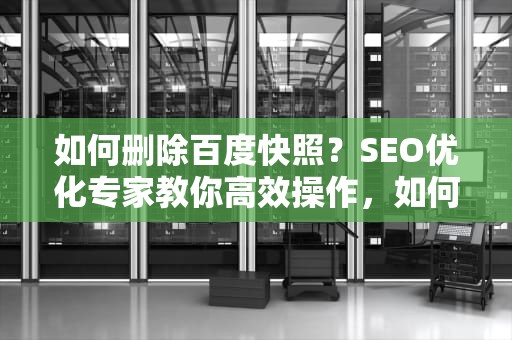 如何删除百度快照？SEO优化专家教你高效操作，如何删除百度快照中的相关个人信息