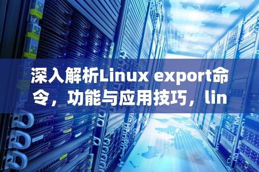深入解析Linux export命令，功能与应用技巧，linux export命令