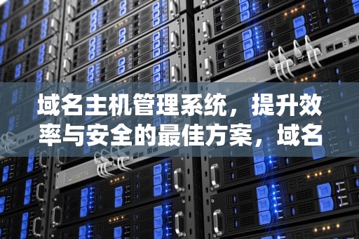 域名主机管理系统，提升效率与安全的最佳方案，域名管理中心