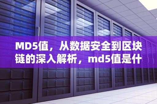 MD5值，从数据安全到区块链的深入解析，md5值是什么意思