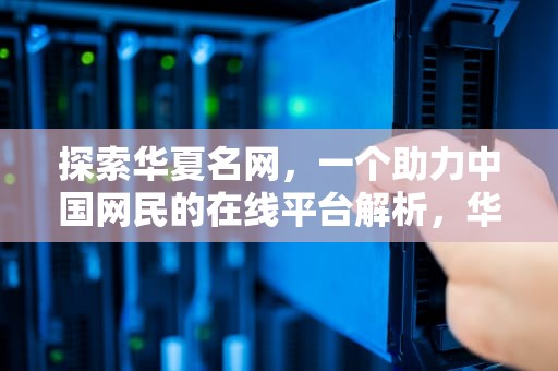 探索华夏名网，一个助力中国网民的在线平台解析，华夏名网官网