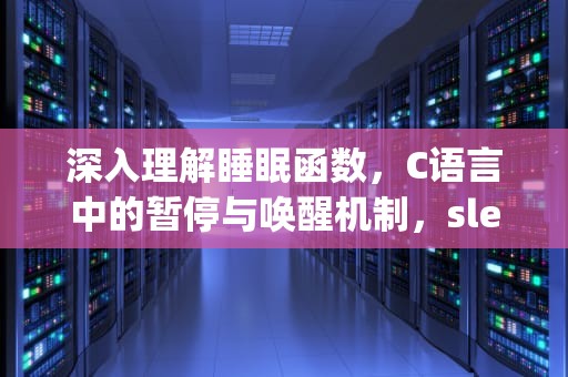 深入理解睡眠函数，C语言中的暂停与唤醒机制，sleep函数在哪个头文件