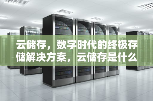 云储存，数字时代的终极存储解决方案，云储存是什么意思