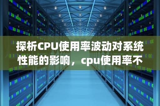 探析CPU使用率波动对系统性能的影响，cpu使用率不稳定忽高忽低