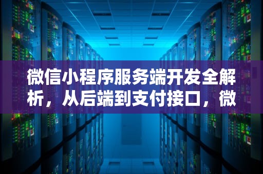 微信小程序服务端开发全解析,从后端到支付接口,微信小程序服务端搭建 微信小程序服务端开发全解析,从后端到支付接口,微信小程序服务端搭建