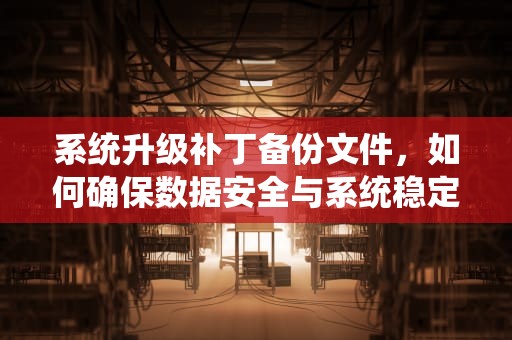 系统升级补丁备份文件，如何确保数据安全与系统稳定性，系统升级补丁备份文件可以删除吗