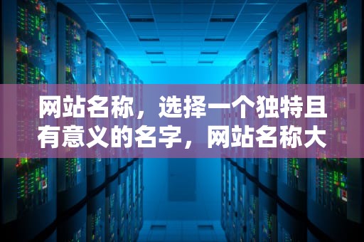 网站名称，选择一个独特且有意义的名字，网站名称大全有哪些