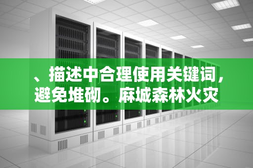 、描述中合理使用关键词，避免堆砌。麻城森林火灾