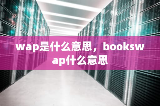 wap是什么意思，bookswap什么意思