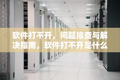 软件打不开，问题排查与解决指南，软件打不开是什么原因