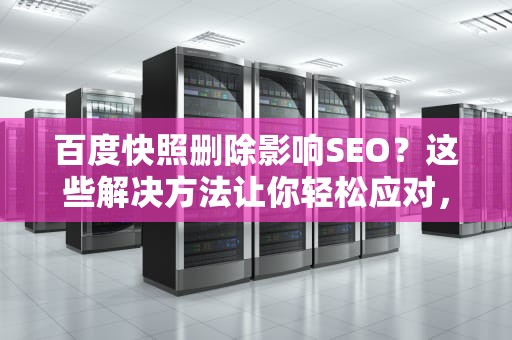 百度快照删除影响SEO？这些解决方法让你轻松应对，百度快照 删除