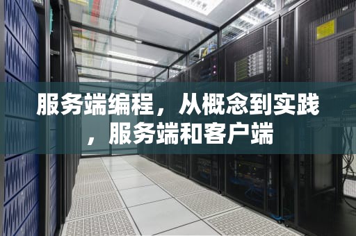 服务端编程,从概念到实践,服务端和客户端 服务端编程,从概念到实践,服务端和客户端