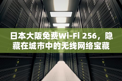 日本大阪免费Wi-Fi 256，隐藏在城市中的无线网络宝藏，日本大阪免费wifiv1.0