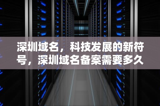 深圳域名，科技发展的新符号，深圳域名备案需要多久