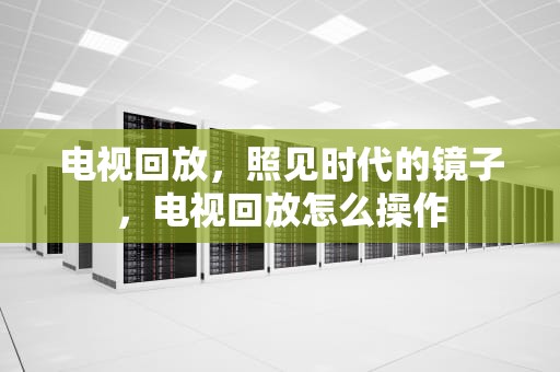 电视回放，照见时代的镜子，电视回放怎么操作