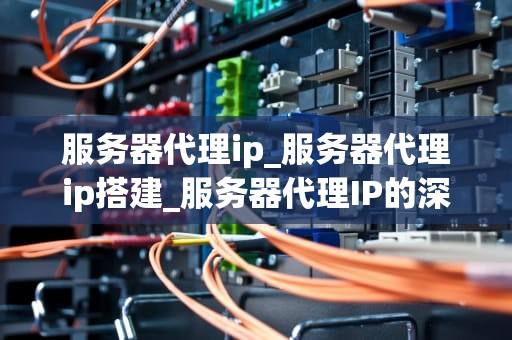 服务器代理ip_服务器代理ip搭建_服务器代理IP的深度解析