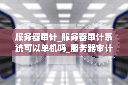 服务器审计_服务器审计系统可以单机吗_服务器审计的深度探索