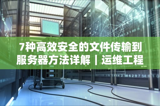 7种高效安全的文件传输到服务器方法详解｜运维工程师必备指南