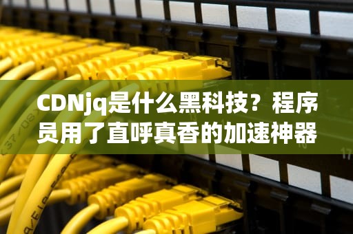 CDNjq是什么黑科技？程序员用了直呼真香的加速神器大揭秘！