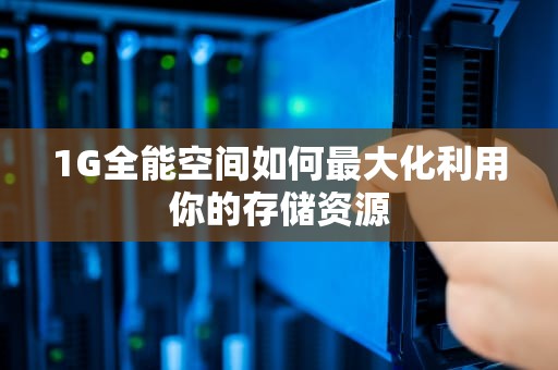 1G全能空间如何最大化利用你的存储资源