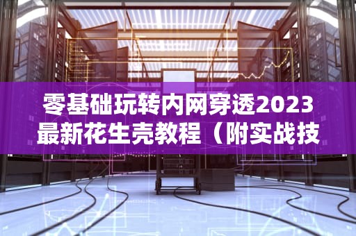 零基础玩转内网穿透2023最新花生壳教程（附实战技巧）