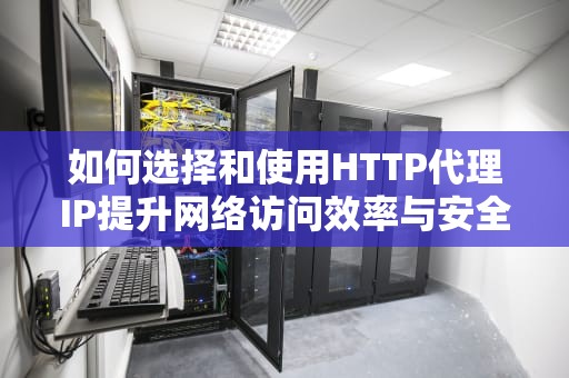 如何选择和使用HTTP代理IP提升网络访问效率与安全性