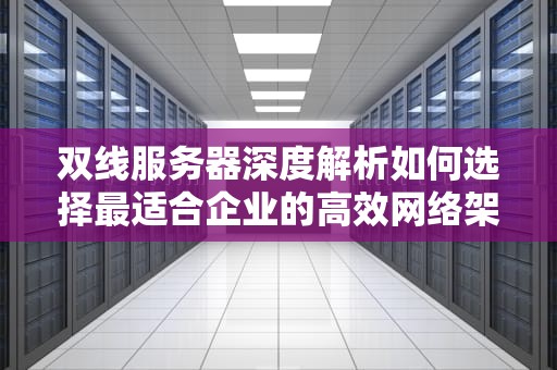 双线服务器深度解析如何选择最适合企业的高效网络架构？