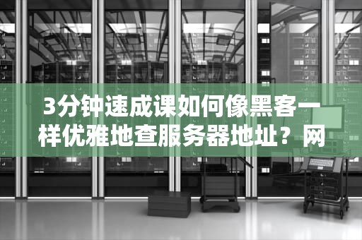 3分钟速成课如何像黑客一样优雅地查服务器地址？网工老鸟的5种骚操作