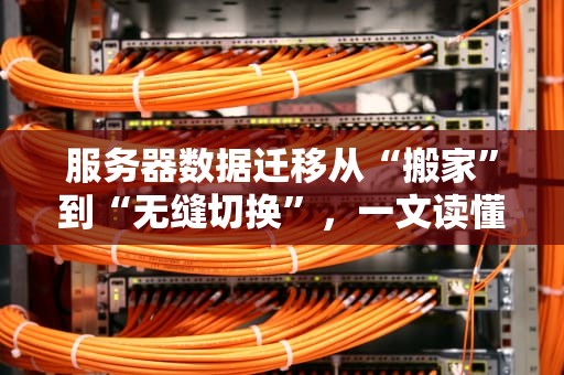 服务器数据迁移从“搬家”到“无缝切换”，一文读懂数据迁移的那些事儿