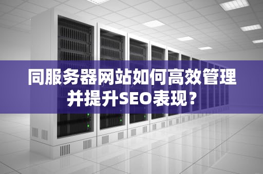 同服务器网站如何高效管理并提升SEO表现？
