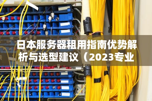 日本服务器租用指南优势解析与选型建议（2023专业版）