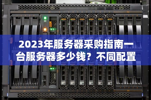 2023年服务器采购指南一台服务器多少钱？不同配置与应用场景成本解析