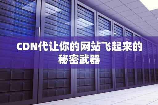 CDN代让你的网站飞起来的秘密武器