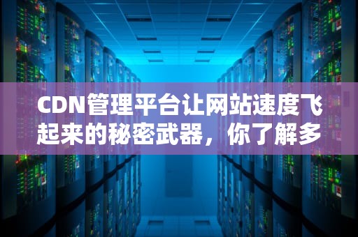 CDN管理平台让网站速度飞起来的秘密武器，你了解多少？