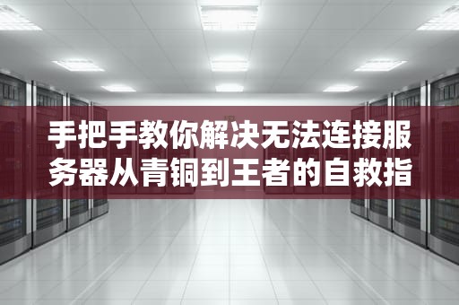 手把手教你解决无法连接服务器从青铜到王者的自救指南