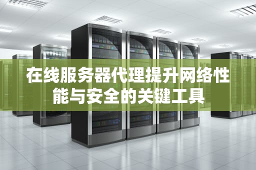 在线服务器代理提升网络性能与安全的关键工具
