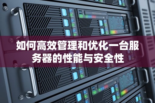 如何高效管理和优化一台服务器的性能与安全性